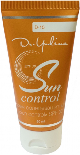 Крем солнцезащитный "Sun control" SPF 30 Dr.Yudina (Доктор Юдина)